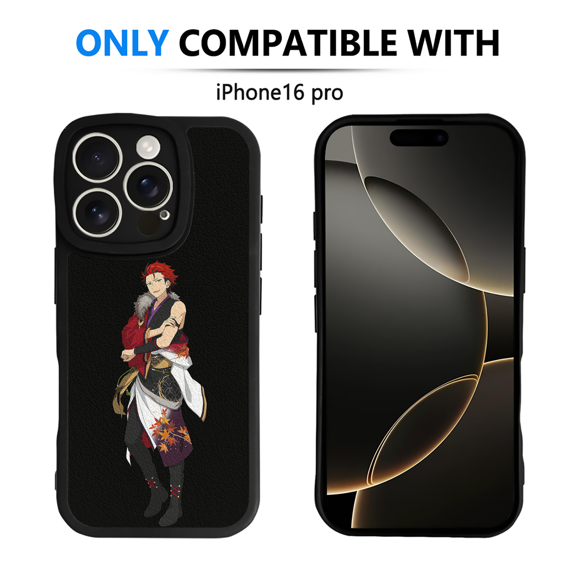 （画像用） あんさんぶるスターズ! Ensemble Stars 【iPhone 16シリーズ対応】シリコンスマホケース（レザー調） 材質：シリコン